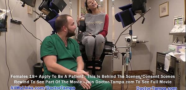 $CLOV Become Doctor Tampa While He Examines Kalani Luana For New Student Physical At Tampa University! Full Movie At GirlsGoneGyno.com